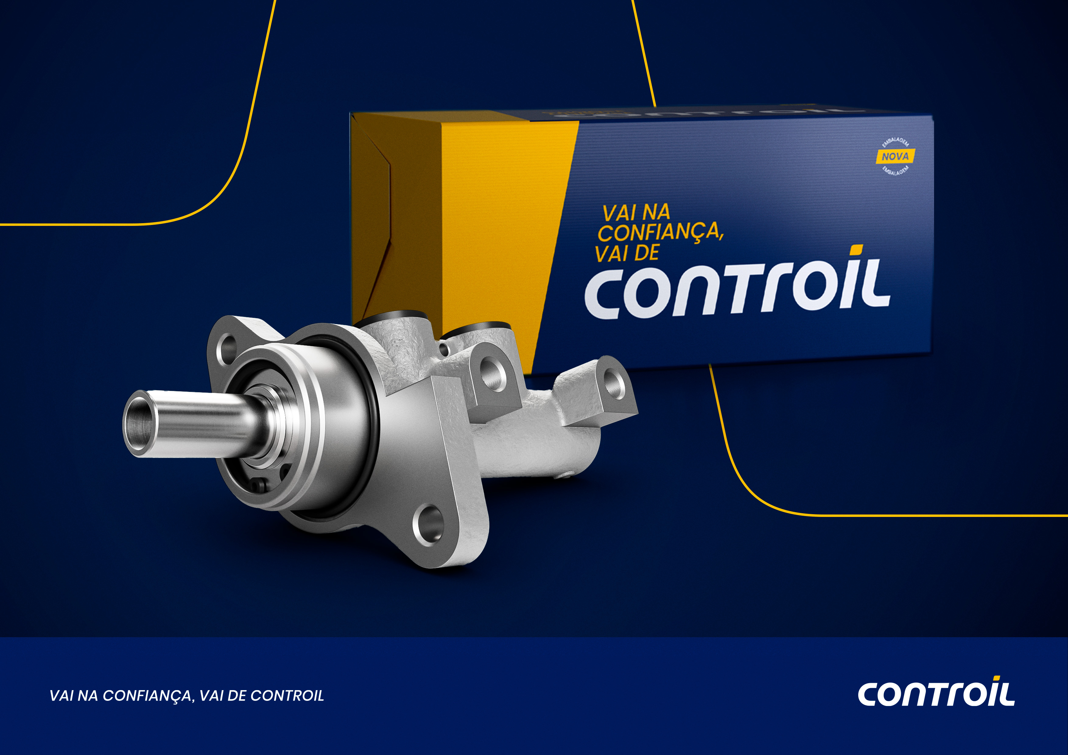 Controil apresenta nova embalagem alinhada � logomarca renovada: Comunicado de mudan�a das embalagens Controil